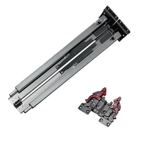 16mm & 19mm Single Extension American Type  Soft Close Drawer Slides With 1D Handle