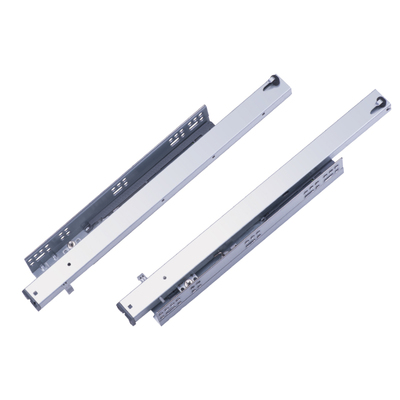 16mm & 19mm Full Extension Synchronized Soft Close Drawer Slides With Pin (Full Size)