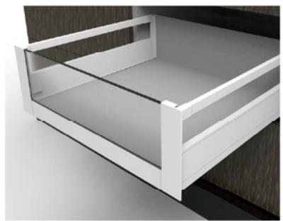 167MM INNER BOX WITH SIDE SQUARE RAILINGS AND EXTENDED FRONT TALL GLASS