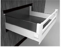 167MM INNER CLASSICAL BOX WITH EXTENDED SIDE GLASS AND FRONT PANEL WITH SQUARE RAILING