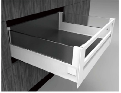 167MM INNER CLASSICAL BOX WITH EXTENDED SIDE GLASS AND FRONT PANEL WITH SQUARE RAILING