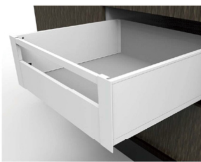 167MM INNER BOX WITH FRONT PANEL AND SQUARE RAILING