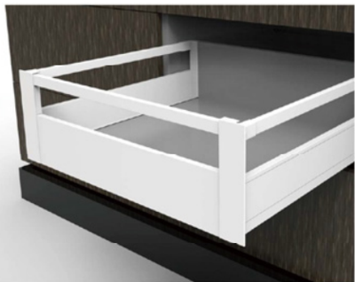 167MM INNER BOX WITH SIDE SQUARE RAILLINGS AND FRONT PANEL WITH SQUARE RAILING