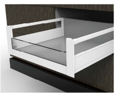 167MM INNER BOX WITH SIDE SQUARE RAILINGS AND EXTENDED FRONT LOW GLASS
