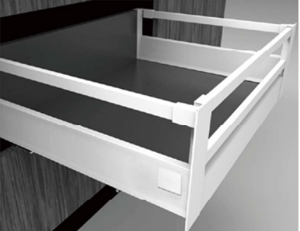 167MM INNER CLASSICAL BOX WITH SIDE SQUARE RAILINGS AND FRONT PANEL WITH SQUARE RAILING